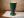 Céramique de Beauce - Vase 204 Vert no 114 extérieur / jaune intérieur