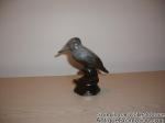 Céramique de Beauce - Oiseau 62 Noir oiseau : martin pêcheur