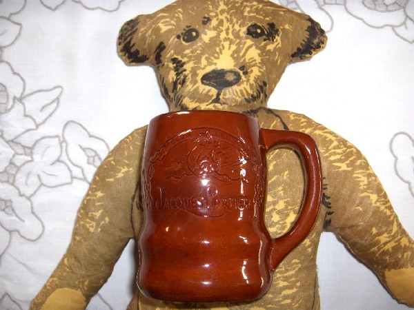 Cute Bear façonné à double paroi en verre tasses de thé de café de